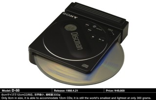 the d-88 - the smallest discman ever made -- i have one and had 2 :-)